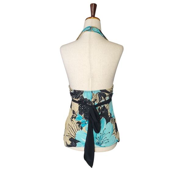 Y2k Fairycore Boho Split Front Flowy Top - Size Small - Picture 2 of 6